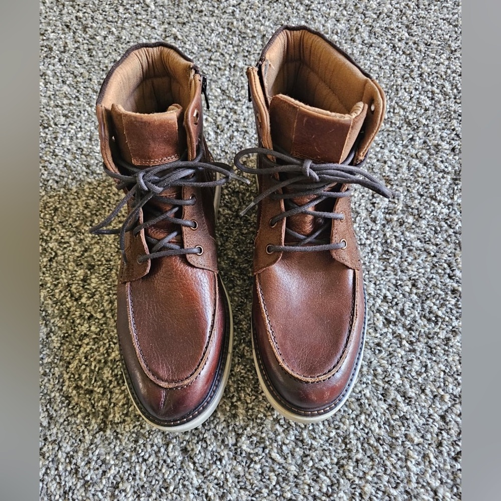 Franco Fortini Brown Leather Chukka Boots